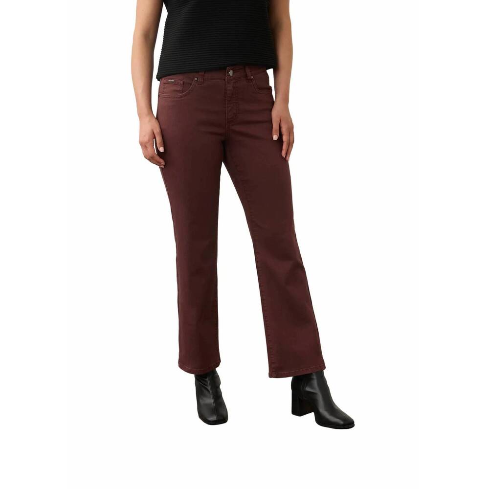 NEW FDJ oliva boot ankle jeans in rich brown